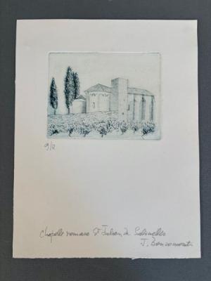 Chapelle Romane St Julien de Salinelles -  Jacques Boucomont