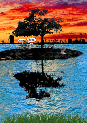 crepuscule de mer