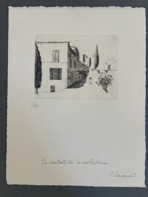 En sortant de la cathédrale - Jacques Boucomont