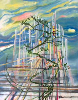 Le port des voiliers sur la méditerranée - Hilda Garman