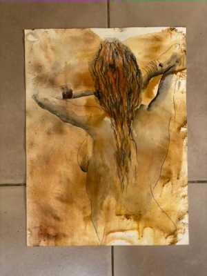 Nu sur Monotype - Jacques Boucomont